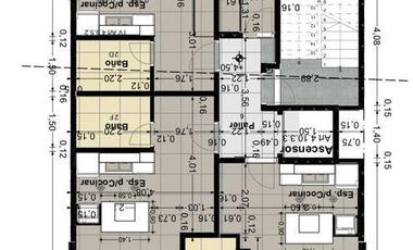 Departamento 3 ambientes con cochera y pileta