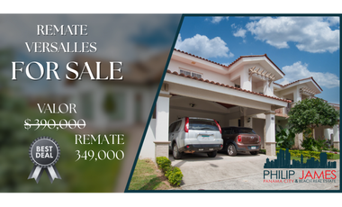 Remate: Venta de Casa en Versalles, Ph Reservas de Versalles.