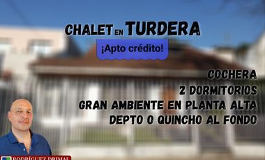 Chalet en Turdera con 2 dormitorios - APTO CRÉDITO