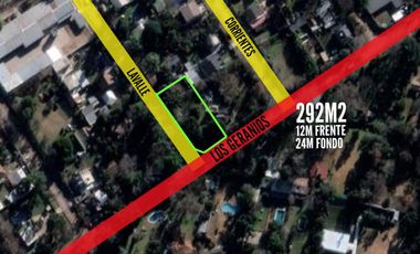 Terreno en venta - 292mts2 - Escobar