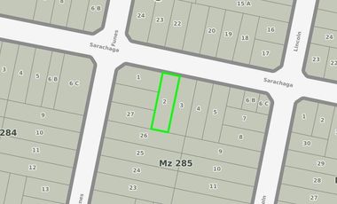 Terreno en venta - 331mts2 - Castelar Norte