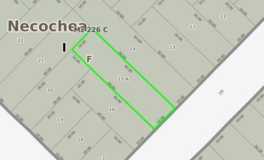 Terreno en venta - 400Mts2 - Necochea