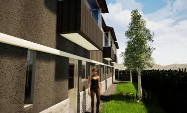 Casa duplex en venta - 2 dormitorios 1 baño - en construcción - 55mts2 - Junin De Los Andes