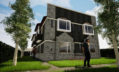 Casa duplex en venta - 2 dormitorios 1 baño - en construcción - 55mts2 - Junin De Los Andes