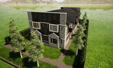 Casa duplex en venta - 2 dormitorios 1 baño - en construcción - 55mts2 - Junin De Los Andes