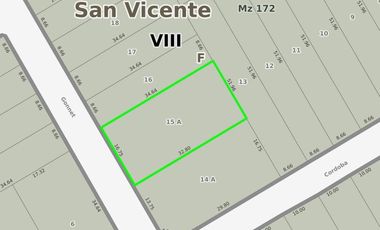Terreno en venta - 549 mts2 - Alejandro Korn