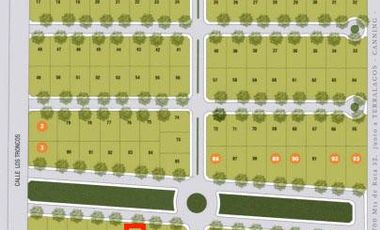 Terreno en venta - 918mts2 - Canning (Ezeiza)