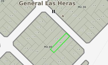 Terreno en venta - 433mts2- General Hornos