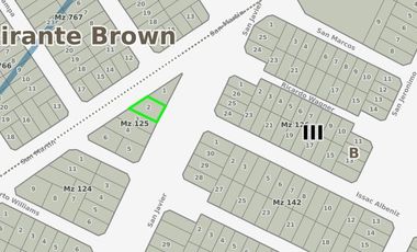 Terreno en venta - 363mts2 - Almirante Brown