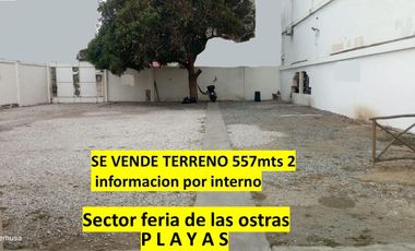 Vendo terreno en el centro de playa a una cuadra de la playa  KatS