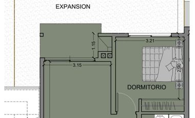 VENTA DEPARTAMENTO 2 AMBIENTES CON COCHERAS  APTO CREDITO  O FINANCIACION PROPIA VERDI 57
