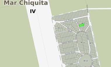 Terreno en Balneario Mar Chiquita