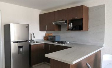 Se renta departamento amueblado en Torre Punta Alta, Huentitán el Alto, Jalisco.