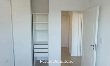 Departamento en pozo cde 3 amb con 2 baños y balcon con parrilla