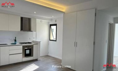 Departamento en pozo cde 3 amb con 2 baños y balcon con parrilla