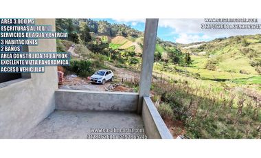 FINCA PARA TERMINAR CON ESCRITURAS 100% EN EL SANTUARIO ANT