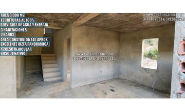 FINCA PARA TERMINAR CON ESCRITURAS 100% EN EL SANTUARIO ANT