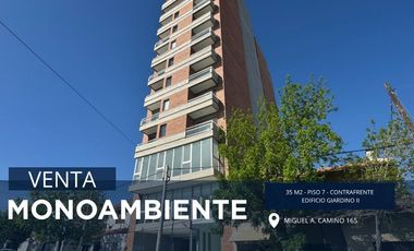 VENTA MONOAMBIENTE 35 M2 MIGUEL A. CAMINO 165