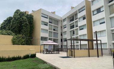 CUAJIMALPA RENTA DEPARTAMENTO CON ROOF GARDEN PRIVADO A 10 MIN DE SANTA