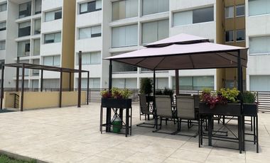 CUAJIMALPA RENTA DEPARTAMENTO CON ROOF GARDEN PRIVADO A 10 MIN DE SANTA