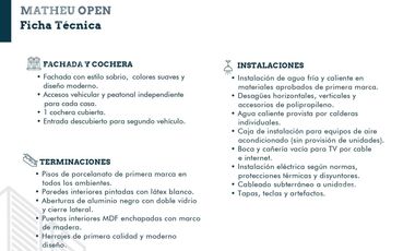 Casa en  venta en Matheu