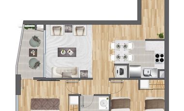 Departamento en Venta en Cerro Barón