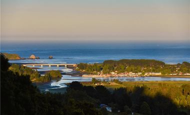 Venta parcelas vista al mar y río Mehuin Valdivia.