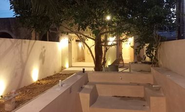 Casa con alberca y estacionamiento de 1 planta, barrio san Cristóbal, Mérida