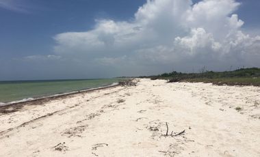 Terreno frente al mar en chabihau merida, yucatan