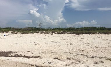 Terreno frente al mar en chabihau merida, yucatan