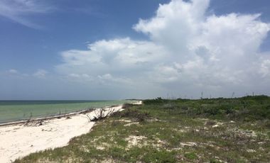 Terreno frente al mar en chabihau merida, yucatan