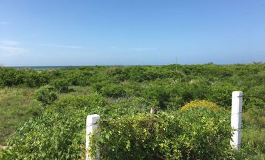 Terreno frente al mar en chabihau merida, yucatan