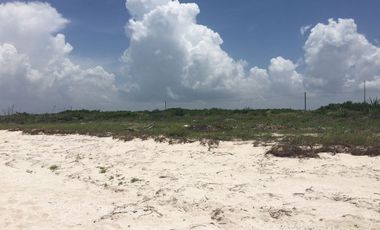 Terreno frente al mar en chabihau merida, yucatan
