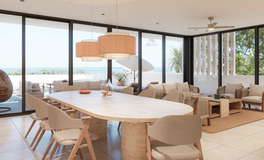 Casa en preventa frente al mar en  san benito merida yucatan