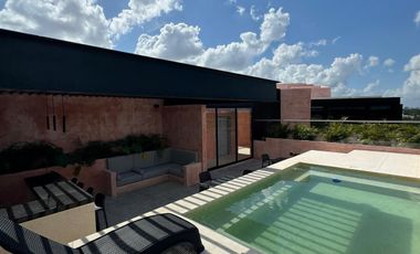 Penthouse  en renta  en santa gertrudis copo merida yucatan