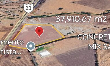 Terreno 3.79 has. (37,910 .67 m2) p/parque industrial Venta  Carretera Chapala