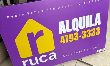 Departamento de 2 ambientes con cochera en alquiler en San Fernando