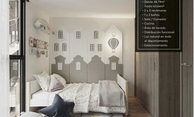 Renta de Departamento en Azcapotzalco de 2 recamaras