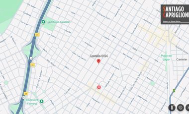 Terreno de 734m2 en CASTELAR NORTE (sobre Larralde en su parte angosta)