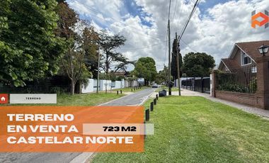 Terreno de 734m2 en CASTELAR NORTE (sobre Larralde en su parte angosta)