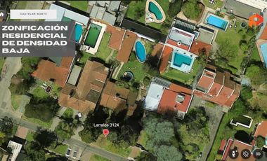 Terreno de 734m2 en CASTELAR NORTE (sobre Larralde en su parte angosta)