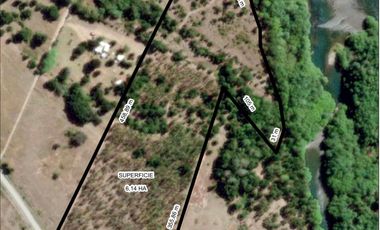 VENDO HERMOSO TERRENO FRENTE RIO TOLTEN
