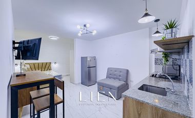 Alquiler de departamento de 1 habitación amoblado con modernos acabados a 1 cuadra de la USMP