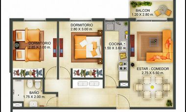 Departamento - Nueva Cordoba