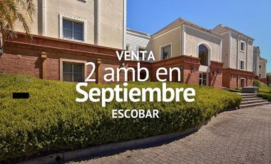 DEPARTAMENTO 2 AMBIENTES EN VENTA, BARRIO SEPTIEMBRE, ESCOBAR