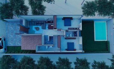 Casa en renta en Zendera, con doble altura y recamara en planta baja