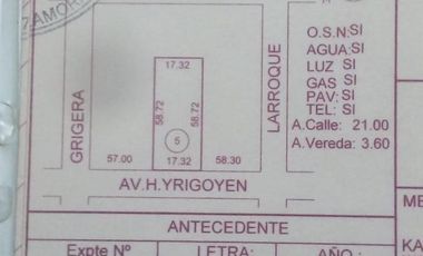 Terreno en Lomas De Zamora