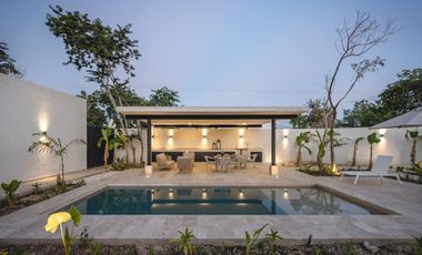 Venta Departamento en Conkal Merida en Privada con amenidades.