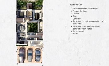 Venta Departamento en Conkal Merida en Privada con amenidades.