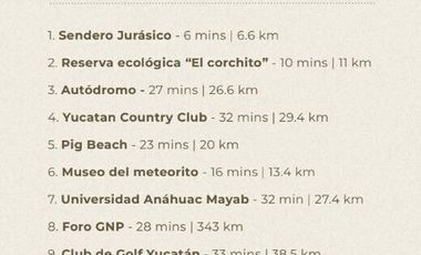 Venta Terreno en privada entre Chicxulub Puerto y Chicxulub Pueblo